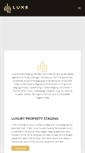 Mobile Screenshot of luxepropertystaging.com